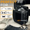 LUMERAM Heavy Duty Double Handcuff Pouch for Duty Belt -