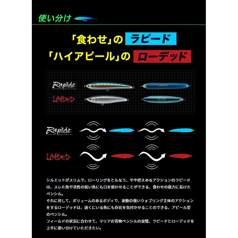 Maria Rapid F190 B24D Caymera Slit Glow (yamaria-630909)