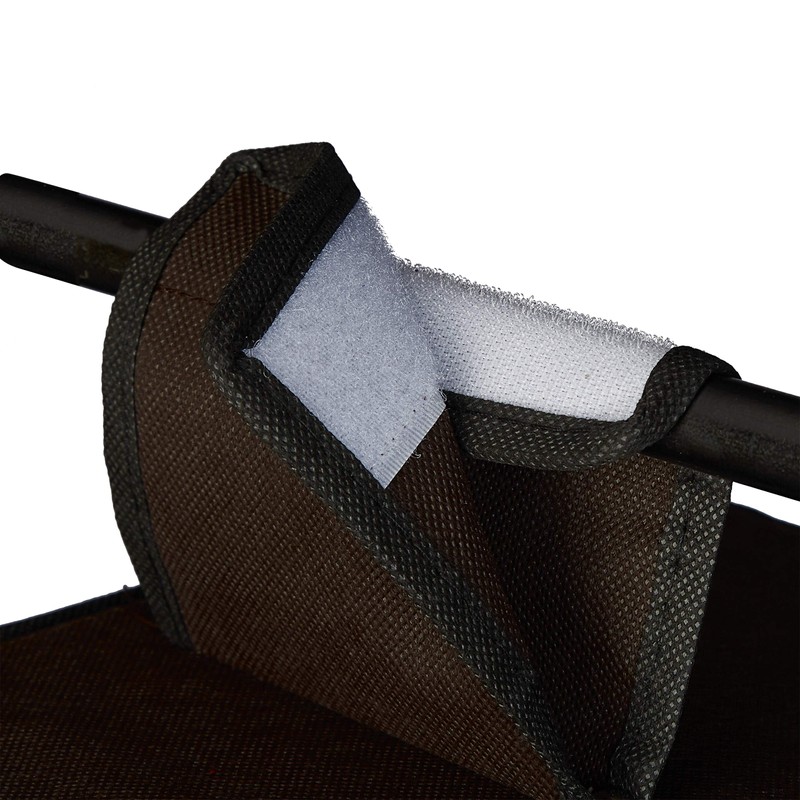 Relaxdays Fabric Hanging Shelf, 6 Compartments, 2 Drawers, for Dressing