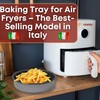 NAMAI - Air Fryer Liners Round 20 CM, Non-Stick Aluminium,