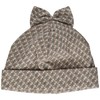Sterntaler Girls Beanie Bow Checked Hat, Pink Mel.