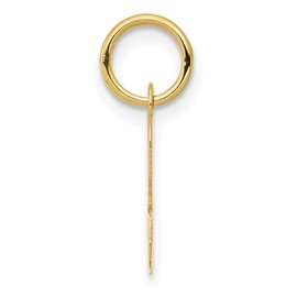 Auriga Fine Jewelry 14k Yellow Gold Small Script Letter R Initial Charm Gift for Women