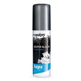 Kaps Black Colour Restore for Sneakers and Casual Shoes, Leather and Textile, 75.00ml, Black (Black)
