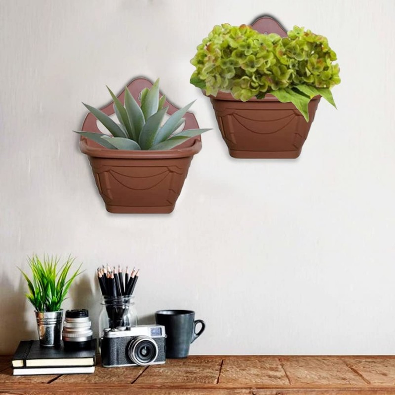 PHG Wall Flower Planters | Outdoor Plastic Planters | Balcony