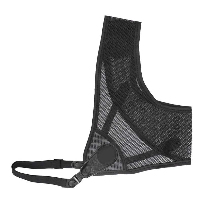 Archery Chest Guard Adjustable 3D Composite Mesh PU Leather Breathable