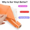iImagine Vinyl 12'' x 42Ft Glossy Orange Permanent Vinyl Roll
