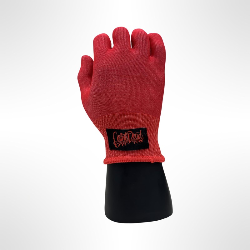 PROGLOVE HD RED Pair of Vinyl Wrap Gloves, Car Wrapping-