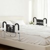 KingPavonini Dual Side Bed Rails for Seniors, 350 LBS Capacity,