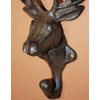 Southern Metal Wall Mounted Deer Head Antler Coat Hat Rack