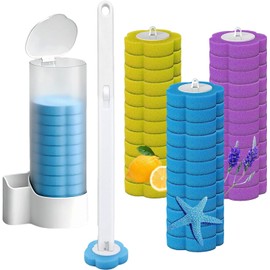 Cepillo de Inodoro Desechable, Escobilla para Inodoro de Limpieza Profunda