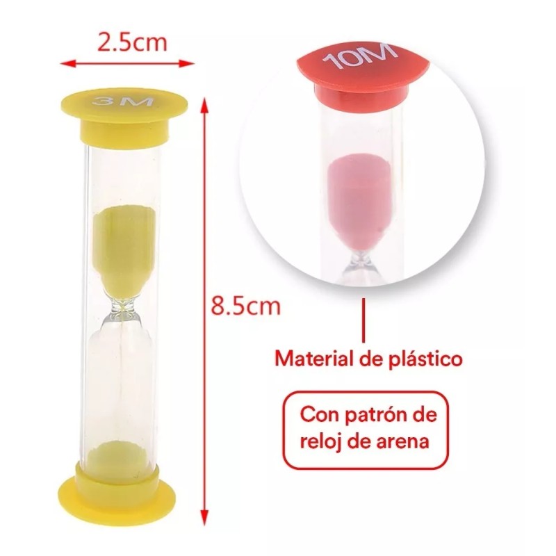 Mebix TRD Reloj De Arena 30s A 10m Colores