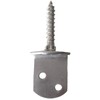 Braided Fence Holder L-Shaped Pack of 20 (Stainless Steel)