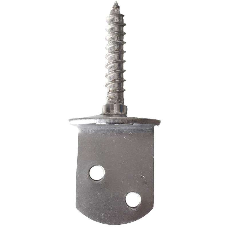 Braided Fence Holder L-Shaped Pack of 20 (Stainless Steel)