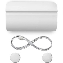 zalati Pet Door Opener Automatic Pet Access Door for Training Dogs Cats Pets Free Access Entry Exit Room Bathroom Bedroom - White