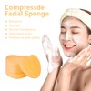 50-Count Facial Sponges Compressed Natural Cellulose Sponge Spunspon Heart Shape