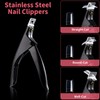 500 x False Nail Tips, Artificial Nails, Transparent Acrylic Fake