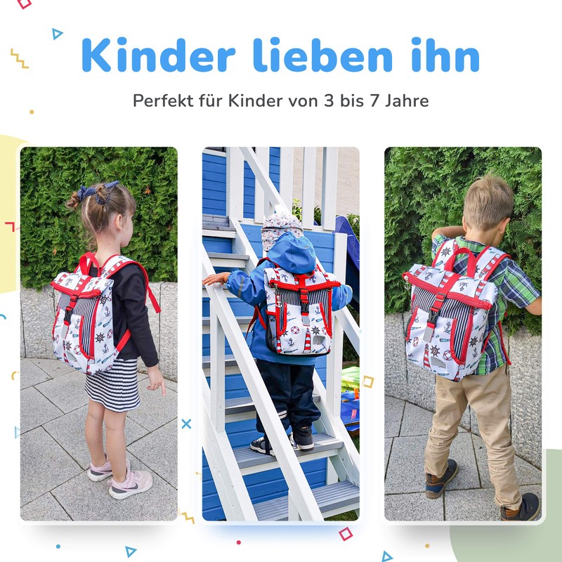 MIXIRL® Nursery Backpack for Boys and Girls Small Lightweight |