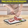 QUENTRO Titanium Cutting Board – Double Sided Chopping Board –