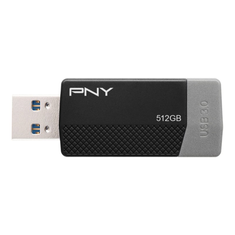 PNY USB 3.0 Flash Drive, 512GB, Black