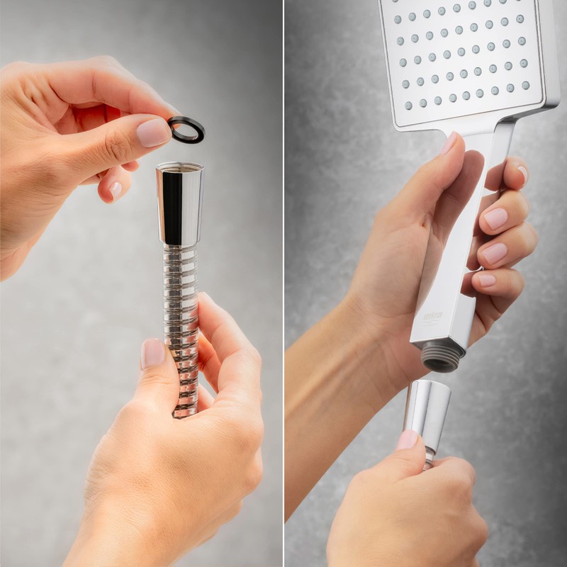 Mira Showers Honesty Square Deluge Overhead Shower Head 110 mm