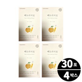 Pear bellflower paste domestically produced sticks 30 packs 4 boxes / 배 도라지청 국산 스틱 30포 4박스