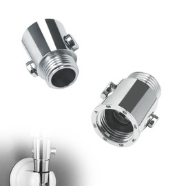 LWLWA Plastic Shut-off Valve, Fully Galvanised Diverter Valve Shower, One-Click Water Stop Flow Limiter, with Sealing Ring, Can Be Used as Shut-off Valve, Water Saving Valve, Pressure Regulator