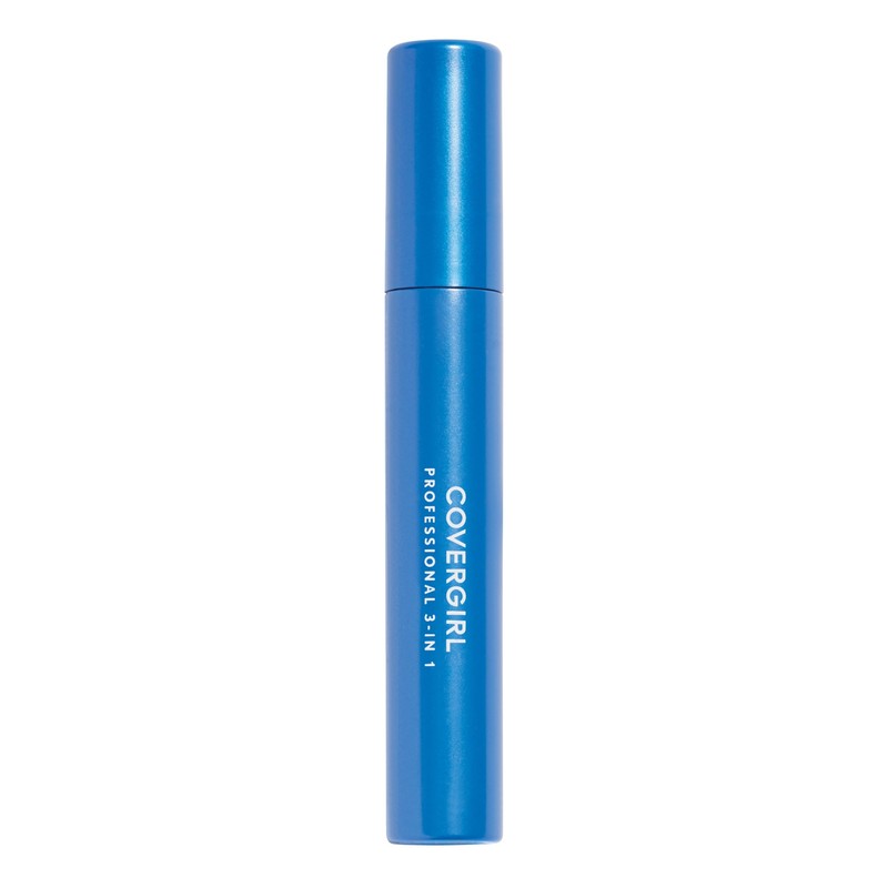 CoverGirl Professional 3-in-1 Straight Brush Mascara, 210 Black Brown, 0.3