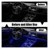 EL Wire Interior Car LED Strip Lights, USB Car Neon