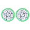 cciyu T10 194 LED Instrument Light Bulbs Green W5W 912