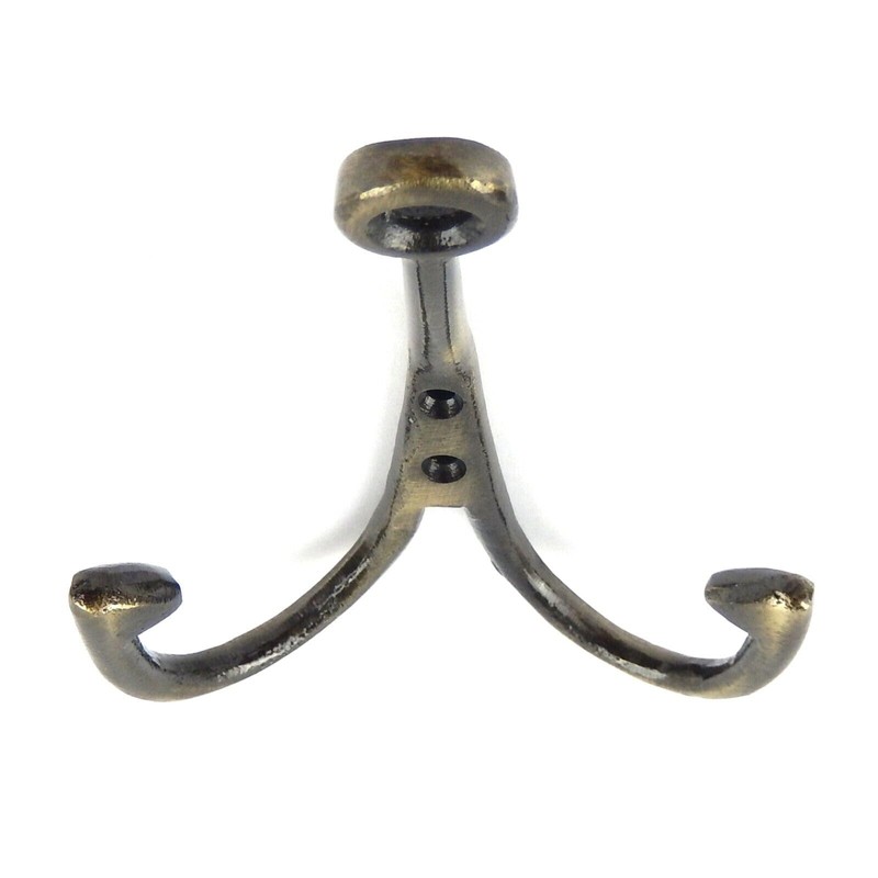 Vintage Fishing Wall Hook Metal Key Leash Towel Coat Hanger