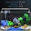 Brifit Aquarium Thermometer Digital, Glue-On Mini Thermometer Aquarium, LED Display