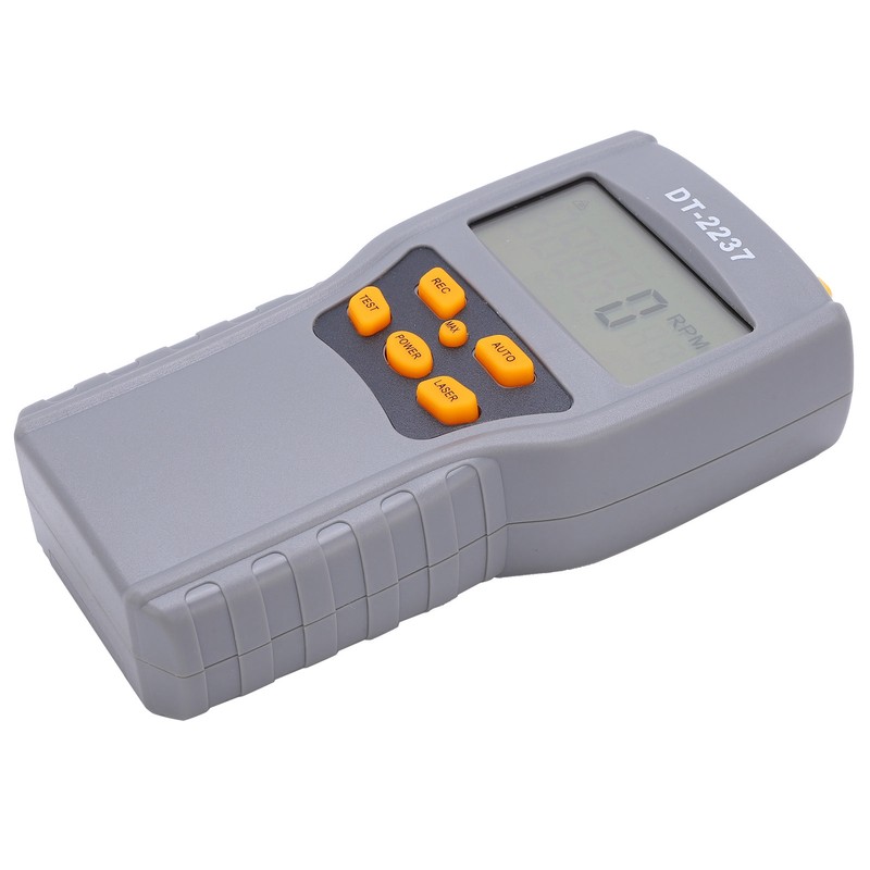 Laser Tachometer 2Gear NonContact LCD Digital Display HighAccuracy Speed Measuring