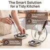 304 Stainless Steel Spoon Rest, Self-Standing Ladle Holder