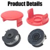 COEWUR Replacement Thread Spool with Trimmer Cover Grass Trimmer Thread