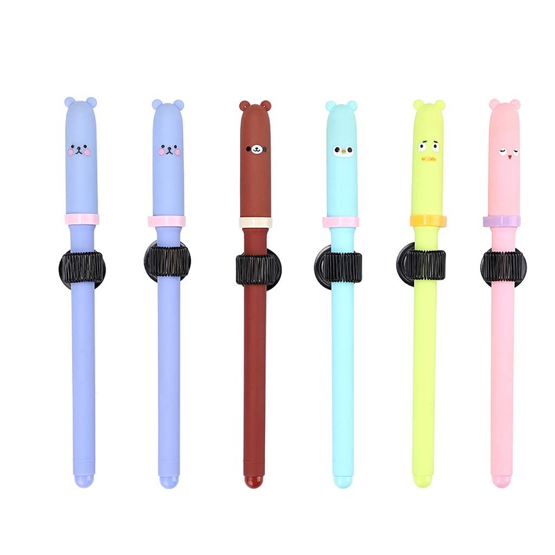 JuxYes 8 Pack Super Strong Magnetic Pen Holders Clips Stainless