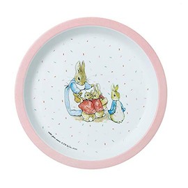 Peter Rabbit Jour Paris Plate Baby Pierre Rabbit of Ideal Proportions, Multi-Colour, 1 Unit BP705RP