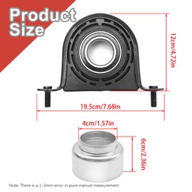 ZUDKSUY HB-88540 HB88540 Driveshaft Center Support Bearing for ABS System Suspension System Driveshaft Crankshaft