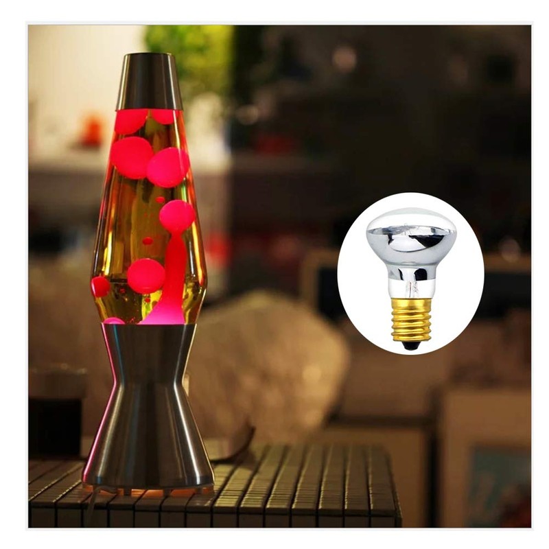 Lava Lamp Bulb 40 Watt, 6 Pack R39 R12 Reflector