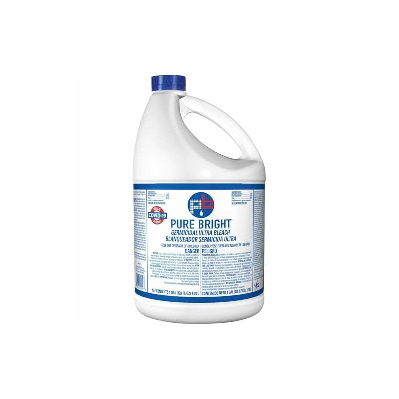 KIK 8635042 Pure Bright Ultra Bleach 1 Gal White