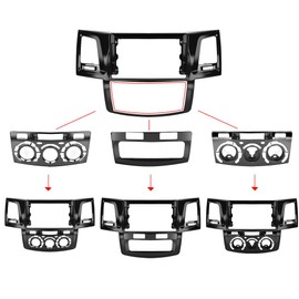 8 Core 4G 64G Android Car Radio for Toyota Hilux Fortuner 2005-2014 Stereo with Wireless CarPlay/Android Auto MirrorLink/DSP 36EQ/9inch 1280x720 Touchscreen/Bluetooth5.0/GPS/WiFi/AHD Backup Camera