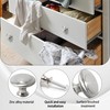 Bansusu 12Set Silver Drawer Knobs Quick Installation Excellent Material Silver