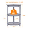 ELYKEN 3 Tier Shower Caddy Organizer Shelf Corner, 14.4 x