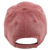 MG Low Profile Pine Stripe Cotton Washed Cap - Maroon