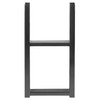 KUAFU Truck Step 2-Rung Retractable Tailgate Ladder Black Powder Coated
