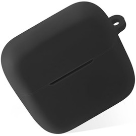 Geiomoo Silicone Case Compatible with Skullcandy Mod, Protective Cover with Carabiner (Black)