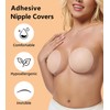 FHTECO Cakes Nipple Cover Silicone Self Adhesive Bra Breathable Sticky
