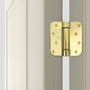 goldenwarm 3 Pack 4 Inch Polished Brass Self Closing Door