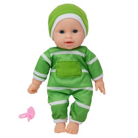 The New York Doll Collection 11 inch Soft Body Baby Doll in Gift Box - 11" Baby Doll Toy for Kids, Boys, Girls and Toddlers - Baby Doll Pacifier Accessory Included