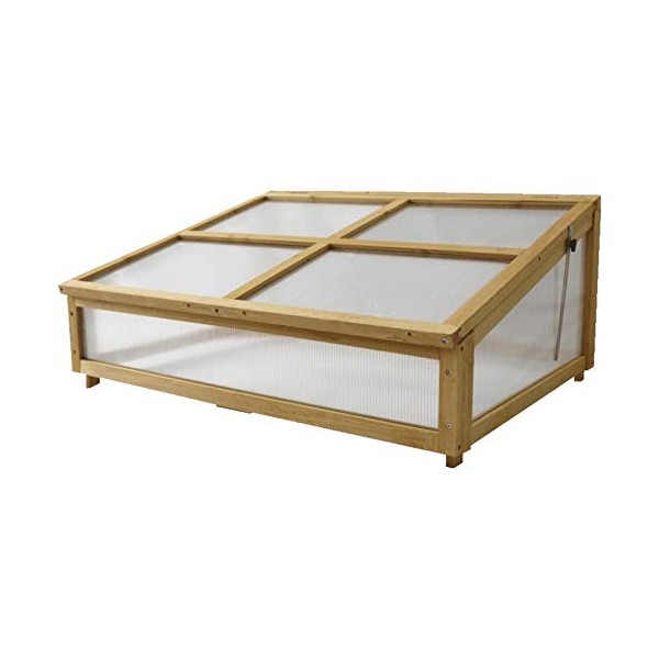 VegTrug Classic Cold Frame, Durable and Spacious Wooden Frame, Ideal