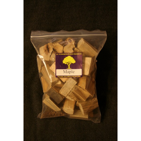 J.C.'s Smoking Wood Chunks - Gallon Sized Bag - Maple